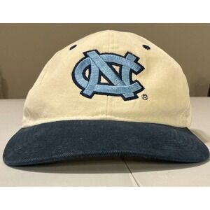 VTG USA Made UNC Tar Heels Covee Snapback Hat Embroidered Logo Front & Back Hit